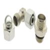 Adjustable Elbow Cutting Ring Fitting, 12 L to M16 x 1.5, Galvanized Steel, 90° view 4