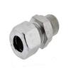 Straight Cutting Ring Fitting 42 L, G 1 1/2 in, Elastomer Seal, Zinc-Plated Steel, Light Series view 1