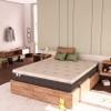Baldiflex Mattress for Double Bed, Memory Foam, Premium Pocket Springs, 5 cm, 11 Zones, Removable Cover, 26 cm High, 90 x 190 cm view 1