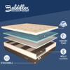 Baldiflex Mattress for Double Bed, Memory Foam, Premium Pocket Springs, 5 cm, 11 Zones, Removable Cover, 26 cm High, 90 x 190 cm view 4
