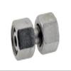 Straight Cutting Ring Connector with Sealing Cone and O-Ring, 6L–6L, Zinc-Plated Steel, Light Series view 3