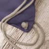 Shirtracer Drawstring Backpack “Before You Ask: No!” Cat, White/Purple, One Size view 4