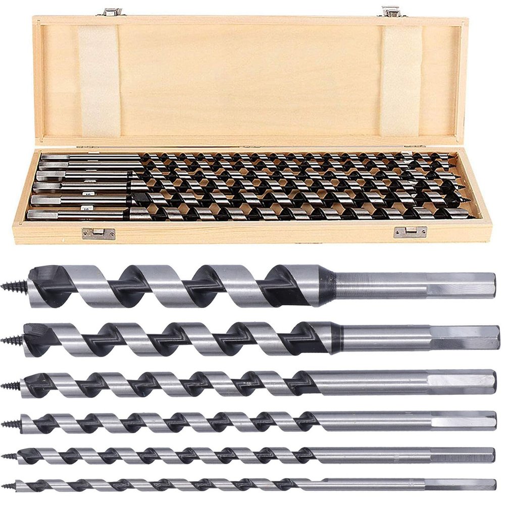 Wood Drill Bit Set, 12/14/16/18/20 mm