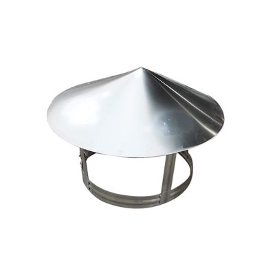 DZDZXQG Stainless Steel Chimney Cap, Rain Guard, 150 mm