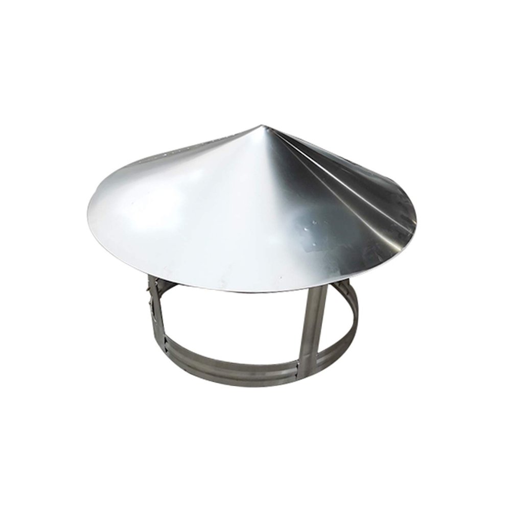 DZDZXQG Stainless Steel Chimney Cap, Rain Guard, 150 mm