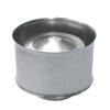 DZDZXQG Chimney Cap, Stainless Steel Rain Cap with Ventilation Cover, Prevents Smoke Backflow, Protects Against Rain, Birds, and Pests, 9 cm view 1
