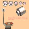 DZDZXQG Chimney Cap, Stainless Steel Rain Cap with Ventilation Cover, Prevents Smoke Backflow, Protects Against Rain, Birds, and Pests, 9 cm view 4