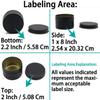 NRANSON 8 oz Candle Tins with Lids, 12-Pack, Black view 4
