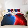 Homewish Video Game Duvet Cover Set, 200 x 200 cm, Gamepad Design, Red and Blue view 4