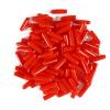 Red PVC Rubber Thread Protection Caps, 5.5 mm ID, 100-Pack view 3