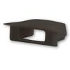 EC26B Black End Cap for DIVE12 FLAT Profile with Cable Feed-Through, 1 pc. view 1