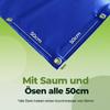 Truck Tarp, 700 g, Eyelets Every 50 cm with Hem, Custom Size (Blue, 3.00 m x 5.00 m) view 4