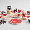Marimekko [DL] Unikko Coffee Cups, 200 mL, Handleless, 2-Piece Set, White/Black view 2