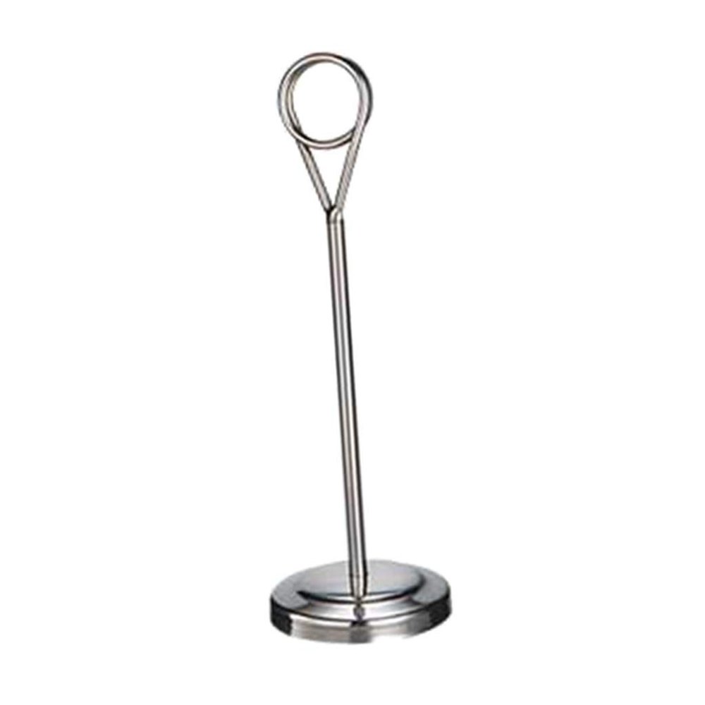 Tubayia Stainless Steel Place Card Holder, Photo and Memo Holder, 20 cm