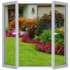 Window Insect Screen 2-Pack, 130 x 150 cm | Cut-to-Fit, No Drilling, Adhesive Mount | Black view 1