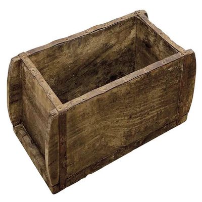 zeitzone Vintage Wooden Brick Mold Storage Box