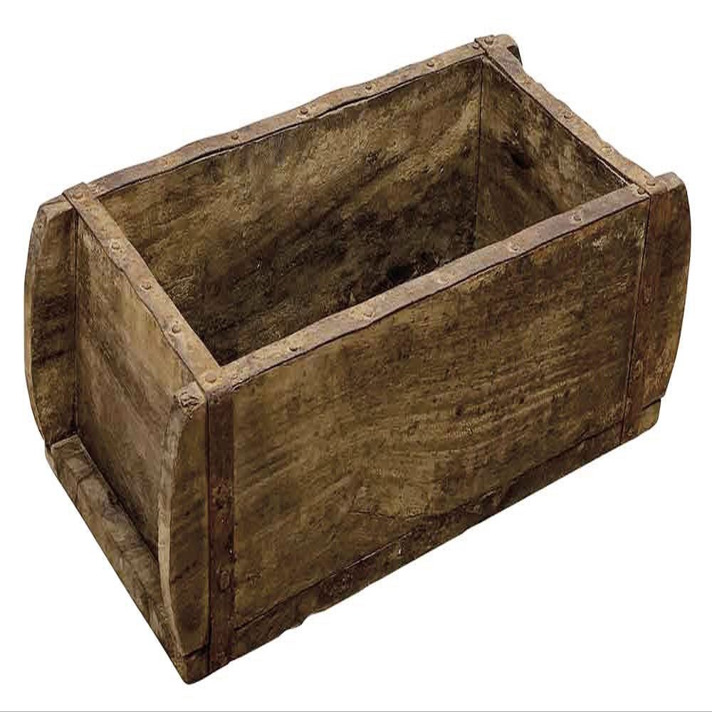 zeitzone Vintage Wooden Brick Mold Storage Box
