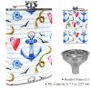 Leather Hip Flask with Handle Funnel view 3