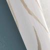 A-TEXTILE-24 Custom-Made Gold Scherli Voile Sheer Curtain Lagos, Gather Tape, 220 × 800 cm view 3