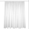 HOMEbasics 41600 SABLIO Ready-Made Sheer Curtain, White, 175 x 450 cm view 1