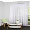 HOMEbasics 41600 SABLIO Ready-Made Sheer Curtain, White, 175 x 450 cm view 3