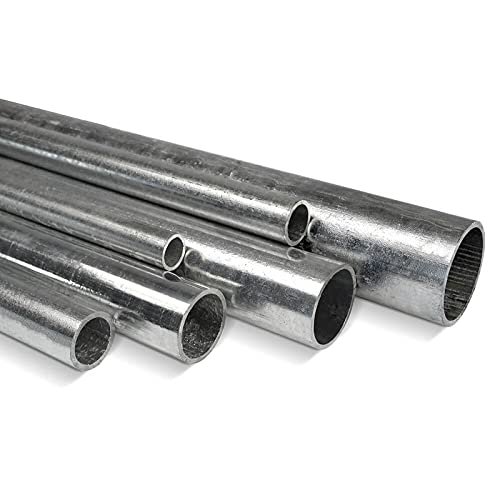 KLEMP Galvanized Steel Round Tube, 60.3 x 3.65 mm (2 in), 700 mm (70 cm)