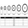 KLEMP Galvanized Steel Round Tube, 60.3 x 3.65 mm (2 in), 700 mm (70 cm) view 2