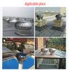 DZDZXQG 300 mm Stainless Steel Rotating Chimney Cowl, Anti-Downdraught Spinner view 4