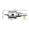 BOZONLI Carbide Hole Saw Drill, 90 mm view 2