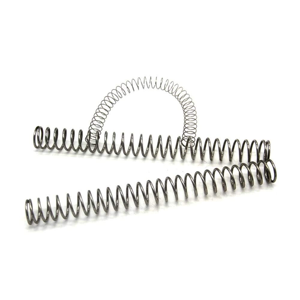 304 Stainless Steel Compression Spring, 1.5 mm Wire, 300 mm Length, 2-Pack