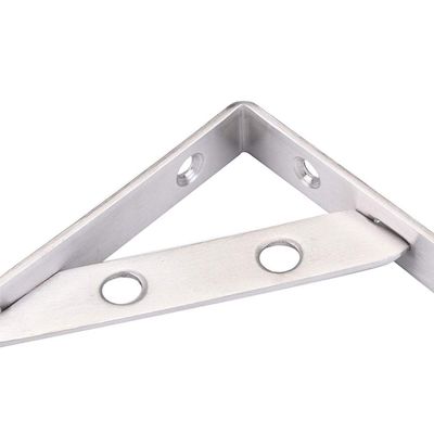 Stainless Steel Triangle Shelf Bracket, Right-Angle 9-Shaped Support, 14 in (354 mm) / 20 in (500 mm), 2-Pack