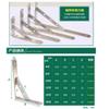 Stainless Steel Triangle Shelf Bracket, Right-Angle 9-Shaped Support, 14 in (354 mm) / 20 in (500 mm), 2-Pack view 4
