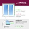 Gardinen21 Duette Honeycomb Pleated Blind for Gluing | No-Drill Custom Size | Made to Measure for Doors & Windows view 4