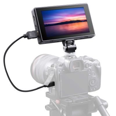 Godox GM55 5.5-inch 4K HDMI Video Monitor with Touchscreen and 3D LUT, 1920 x 1080 IPS Screen for Sony, Canon, and Fujifilm DSLR Cameras