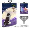 Leather Hip Flask with Handled Funnel for Camping, Fishing, Barbecues and Bars view 3