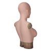 XSWL Silicone Breast Forms with Realistic Female Head Mask, Color 3 view 3
