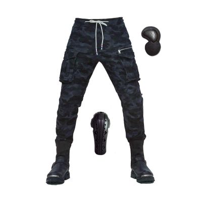 Four-Season Motorcycle Pants with Fall Protection, Removable Gear, Unisex