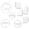 Honbay 8-Piece Tropical Leaf and Flower Cookie Cutters for Fondant and Cake Decorating view 2