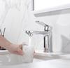 Krobec Single-Handle Bathroom Faucet with Water-Saving Function, Chrome view 2