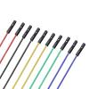 Cleqee 10-Piece Test Hook to Breadboard Female Jumper Wires view 4