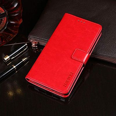 Leather Case Compatible with Nokia 9 PureView with Stand, Card Slots and Magnetic Closure