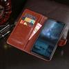 Leather Case Compatible with Nokia 9 PureView with Stand, Card Slots and Magnetic Closure view 4