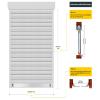 Schellenberg Custom-Made Aluminum Roller Shutter Curtain, Mini System, 50–200 cm W x 100–230 cm H view 4