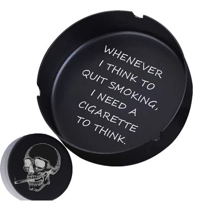 Personalized Stainless Steel Ashtray with Custom Engraving