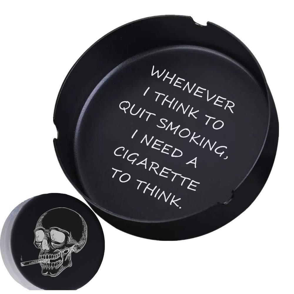 Personalized Stainless Steel Ashtray with Custom Engraving