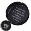 Personalized Stainless Steel Ashtray with Custom Engraving view 1