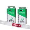 35 cm Oregon Guide Bar Set with 2 SWS Forst GmbH Chains, 3/8" 1.1 mm, 50 Drive Links, Compatible with Stihl MS193 view 1