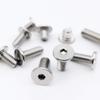 304 Stainless Steel M2–M6 Hex Socket Ultra-Thin Flat Wafer Head Screws, 20 mm, M6, 10 pcs view 1