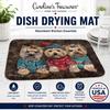 Caroline's Treasures PPP3291DDM Art Dogs Dish Drying Mat, Yorkie Christmas Elves view 3