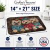 Caroline's Treasures PPP3291DDM Art Dogs Dish Drying Mat, Yorkie Christmas Elves view 4